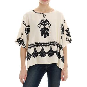 BLUSA MEANDER NERO